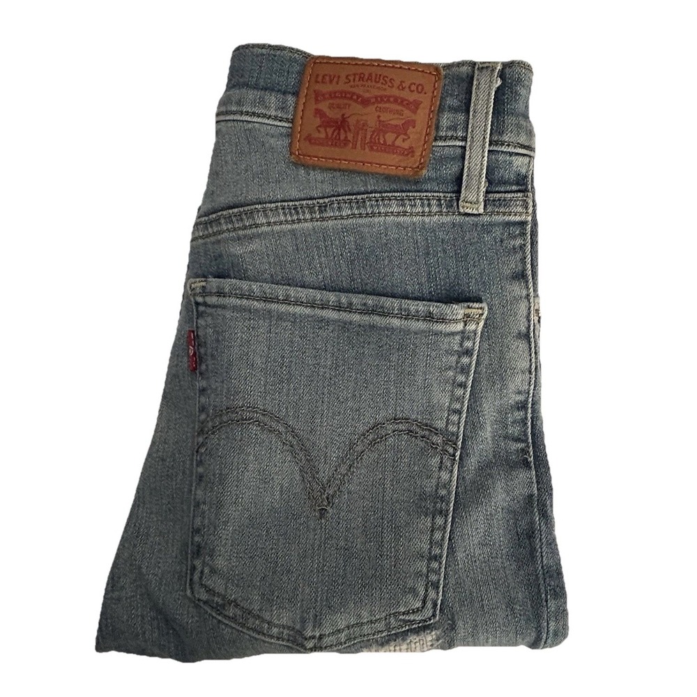 Levi's Mile High Super Skinny Jeans Women's Sz 26, Italian Denim, Dark Wash